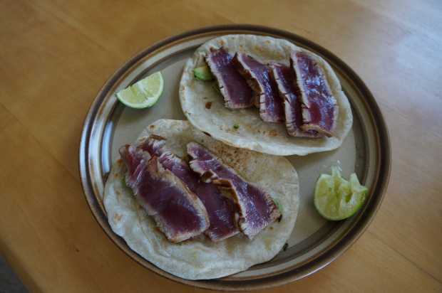 Grilled Tuna Tacos